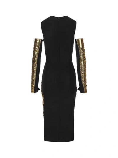 Shop Dolce & Gabbana Dresses In Gold