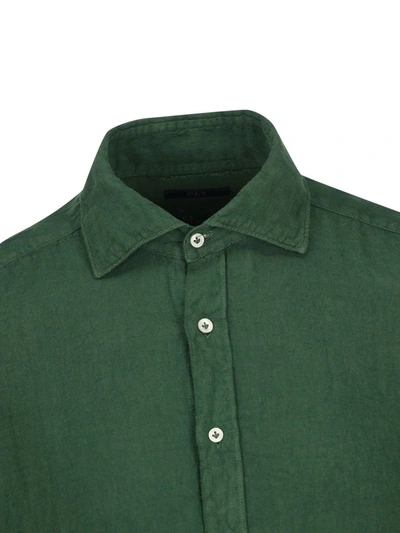 Shop Fay Shirts In Green