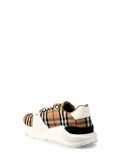 Shop Burberry Sneakers In Beige