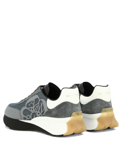 Shop Alexander Mcqueen "sprint Runner" Sneakers In Grey