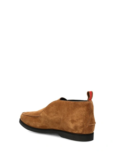 Shop Kiton Low Shoes In Brown