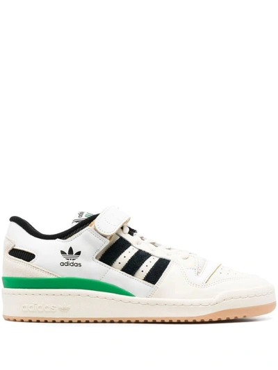 Shop Adidas Originals Adidas Forum 84 Low Shoes In Cwhite/cblack/green
