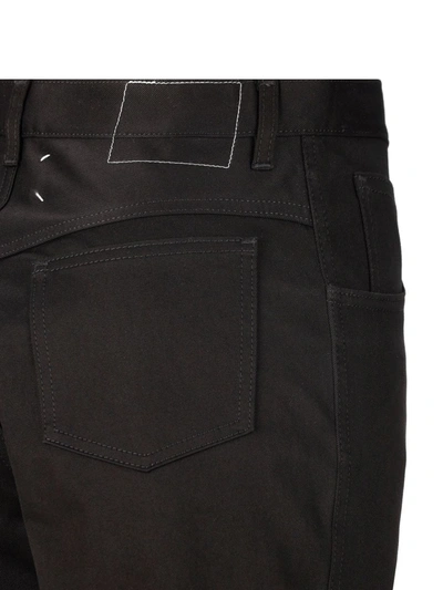 Shop Maison Margiela Trousers In Black