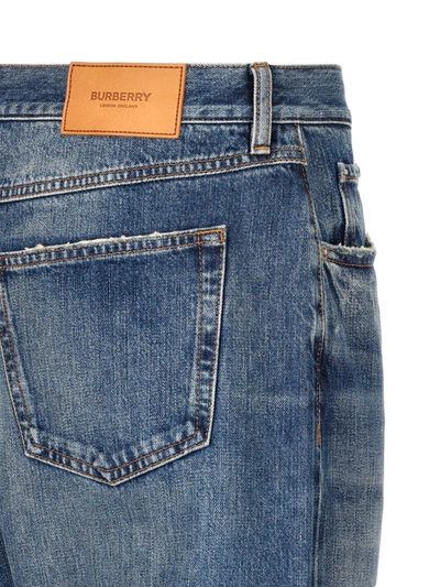 Shop Burberry Jeans In Vintage Denim
