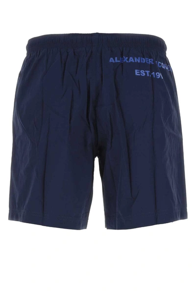 Shop Alexander Mcqueen Swimsuits In Blue