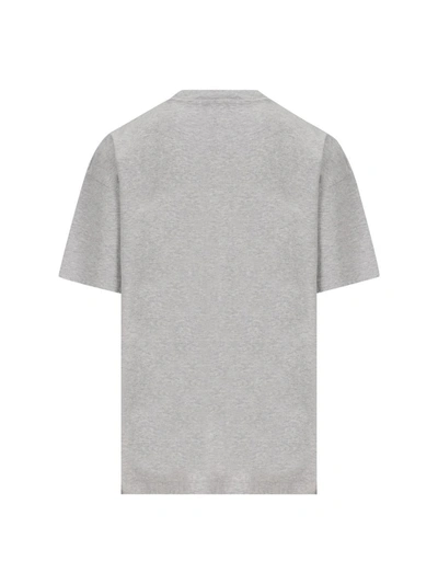 Shop Palm Angels T-shirts And Polos In Grey Black