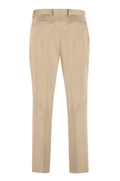 Shop Prada Tailored Trousers In Beige