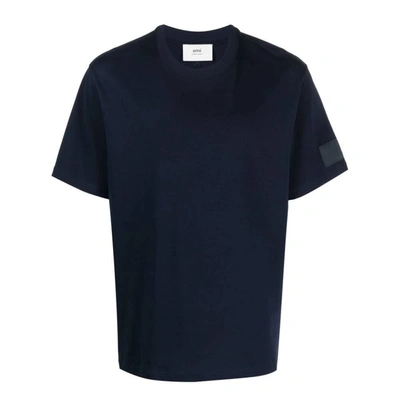 Shop Ami Alexandre Mattiussi Ami Paris T-shirts In Blue