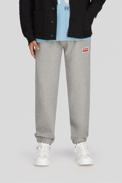 Shop Kenzo Trousers In Gray