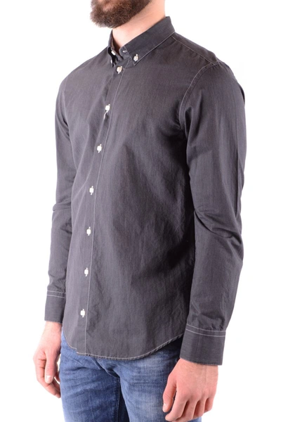 Shop Armani Collezioni Shirts In Gray