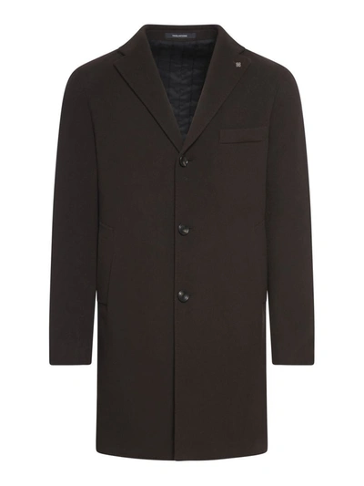 Shop Tagliatore Coat In Brown