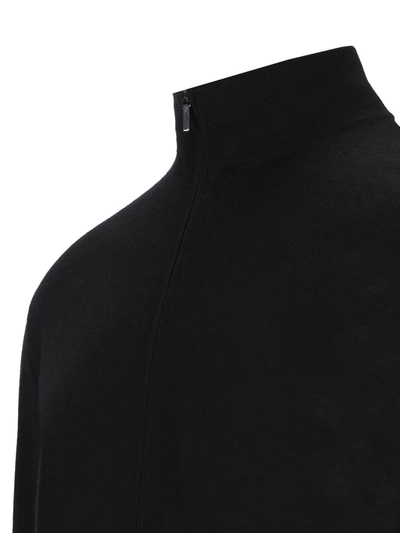 Mauro Ottaviani Zipped Cardigan In Black
