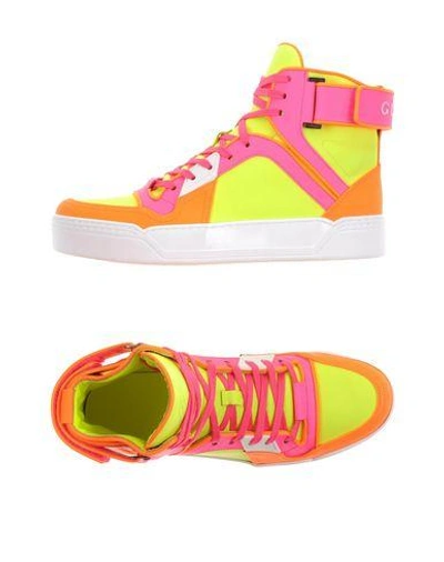 Shop Gucci Sneakers In Yellow