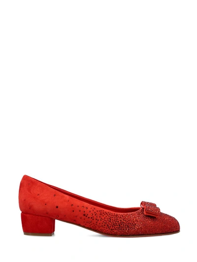 Shop Ferragamo Salvatore  Low Shoes In Red