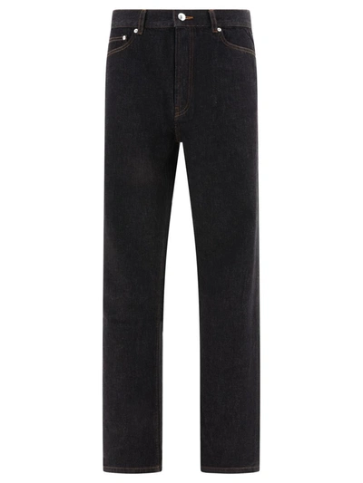 Shop Apc A.p.c. "willie  X Jw Anderson" Jeans In Black