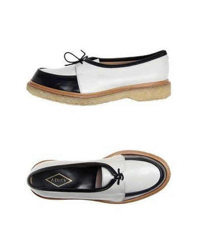 Shop Adieu Laced Shoes In Ivory