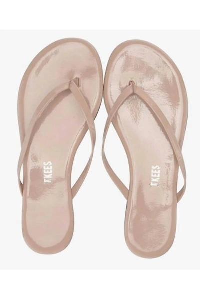 Shop Tkees Foundations Gloss Sandal In Nude Sunkissed In Multi