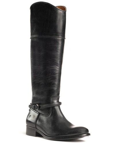 Shop Frye Melissa Leather Boot In Black