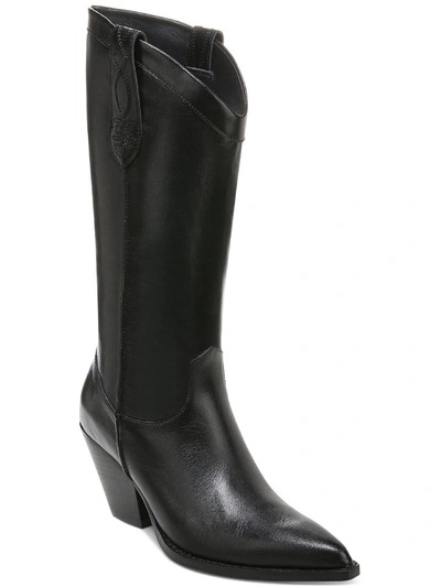Shop Sam Edelman Jamie Womens Pointed Toe Cowboy, Western Boots In Black