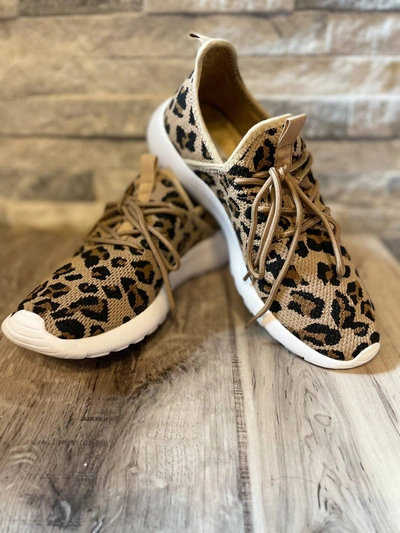Shop Very G Leopard Sneakers In Brown