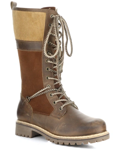 Shop Bos. & Co. Hallowed Leather Boot In Brown