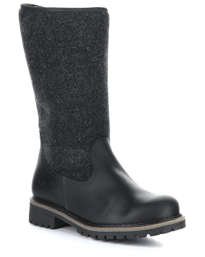 Shop Bos. & Co. Hanah Leather Boot In Black