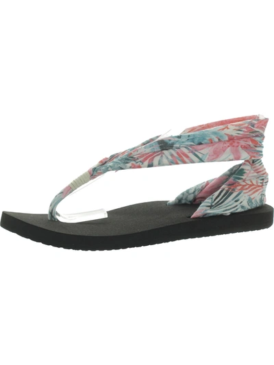 Shop Sanuk Womens Slingback Comfort Flip-flops In Pink