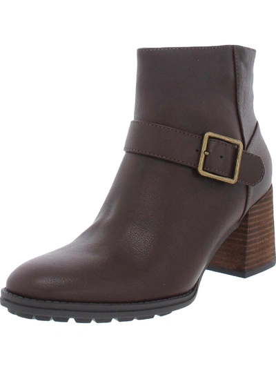 Shop Soul Naturalizer Flyer Womens Faux Leather Ankle Boot Booties In Brown