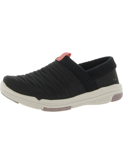 Shop Ryka Ascent 2 Womens Slip On Trainers Slip-on Sneakers In Black