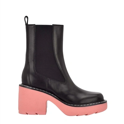 Shop Marc Fisher Fredy In Black/pink In Multi