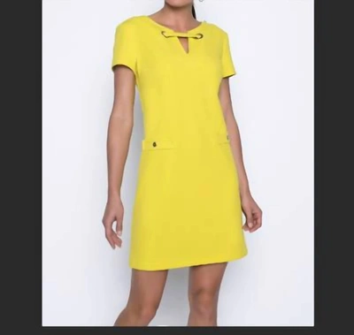 Shop Frank Lyman Yellow Dress W Silver Hardware