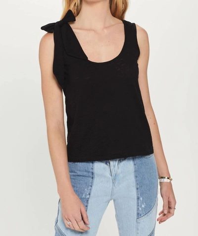 Shop Goldie Bow Tank In Black