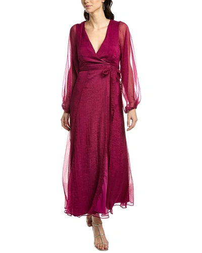Shop Hutch Rocky Wrap Dress In Purple
