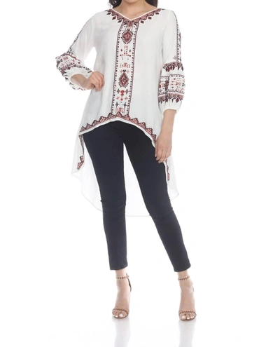 Shop Vintage Collection Adele Tunic In Ivory In White