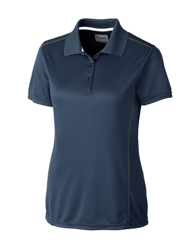 Shop Clique Ice Sport Lady Polo Shirt In Blue