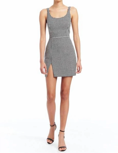 Shop Amanda Uprichard Amabella In Houndstooth In Multi