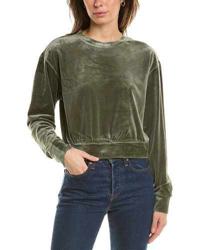 Shop Noize Edith Crew Neck Sweater In Green