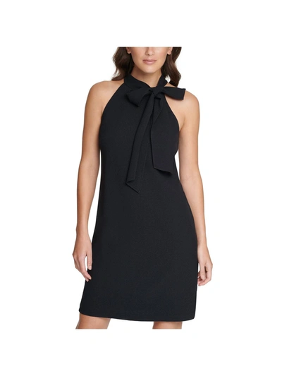 Shop Vince Camuto Womens Boho Short Halter Dress In Black