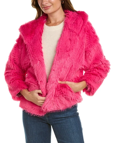 Shop La Fiorentina Hooded Jacket In Pink