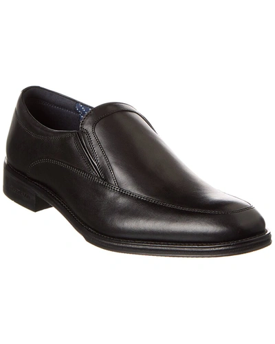Shop Kenneth Cole New York Tristian Slip-on Leather Loafer In Black