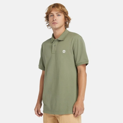 Shop Timberland Men's Millers River Pique Polo Shirt In Brown