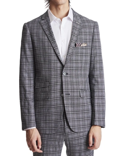 Shop Paisley & Gray Dover Notch Slim Fit Jacket In Grey