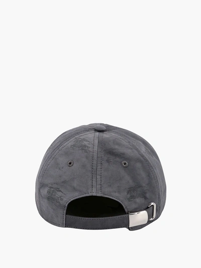 Shop Burberry Woman Hat Woman Grey Hats In Gray