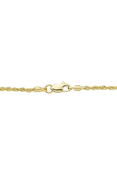 Shop A & M A&m 14k Gold Thin Rope Chain