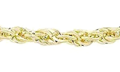 A & M 14k Gold Thin Rope Chain In Gold