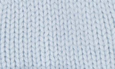 Nike Cable Knit Beanie & Booties Set In Blue Tint