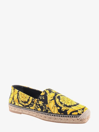 Shop Versace Man Espadrillas Man Black Espadrilles