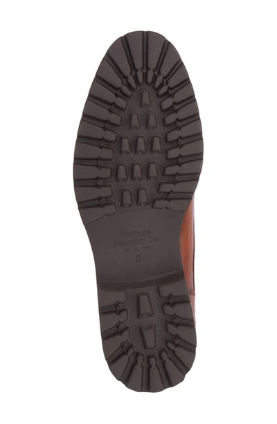 Vintage Foundry Devon Plain Toe Lug Sole Derby In Cognac