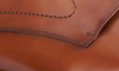 Vintage Foundry Devon Plain Toe Lug Sole Derby In Cognac