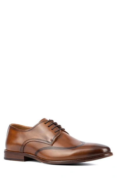 Shop Vintage Foundry Orton Wingtip Derby In Cognac